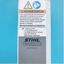 Self-adhesive label